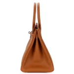 Hermès Birkin 30 Epsom Gold Palladium HW - Mirror Quality Replicas Side1