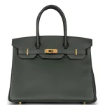 Hermès Birkin 30 Epsom Vert Foncé Gold HW - Artisan-Grade Dupes Front Hermès Birkin 30 Epsom Vert Foncé Gold HW Dupes | Replica Bags