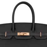 Hermès Birkin 30 Togo Noir Rough Gold HW - Best Replica Detail1