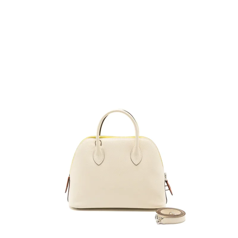 Hermès Bolide 1923 25 Nata/Terre Battue/Jaune Citron Replica