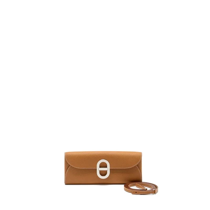 Hermès Chaine D'Ancre To Go Gold Epsom Silver HW - Replica