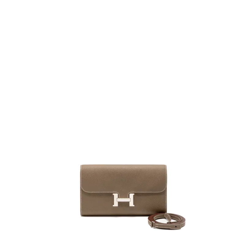 Hermès Constance To Go Etoupe Epsom Silver HW