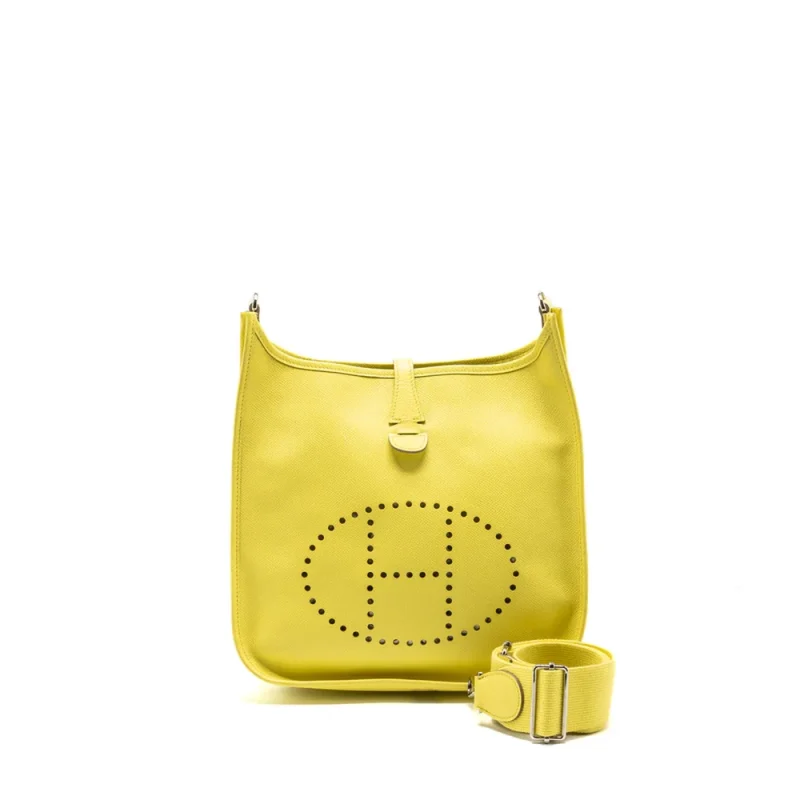 Hermès Evelyne 29 Lime Epsom Silver HW - Artisan Dupes