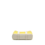 Hermès Garden File 28 LimeBlanc CanvasSilver HW - Premium Replica Bottom