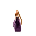 Hermès Herbag 31 Zip Cassis Purple CanvasHunter Silver HW - High-End Inspired Side2