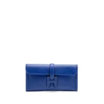 Hermès Jige Clutch Blue Electric Epsom - Best Replica Bag