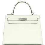 Hermès Kelly 28 Sellier Epsom Veau Palladium HW - Mirror Quality Replicas