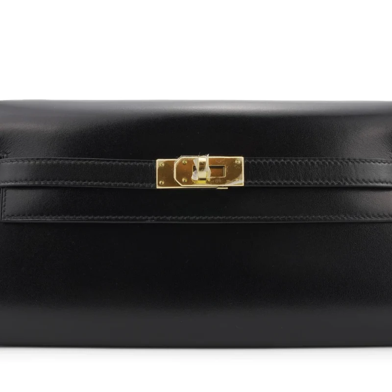 Hermès Kelly To Go Rock Box Black Gold HW - Artisan Dupes