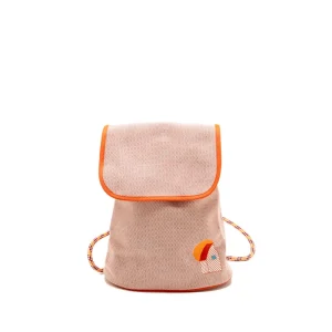 Hermès Les Cabanes Backpack Orange Framboise H Canvas