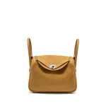 Hermès Lindy 26 Biscuit Clemence Silver HW – Best Replica