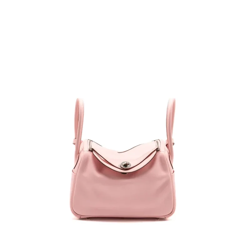 Hermès Lindy 26 Rose Sakura Swift Silver HW - 1:1 Replica