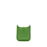 Hermès Mini Evelyne Vert Yucca Clemence Silver HW - Mirror Quality Replicas Back