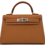 Hermès Mini Kelly Sellier Epsom Gold Palladium HW - Best Replica