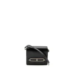 Hermès Mini Roulis Black Swift Silver HW - High-End Inspired
