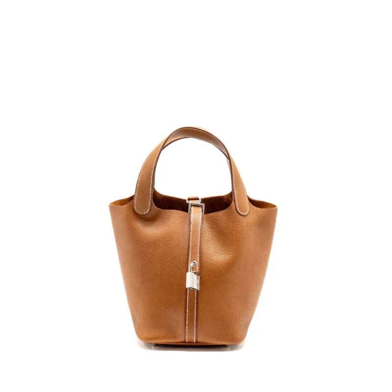 Hermès Picotin 18 Lock Gold Barenia Replica | Top Quality