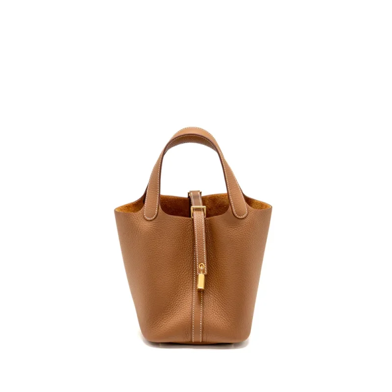 Hermès Picotin 18 Lock Gold Clemence Gold HW | Replica