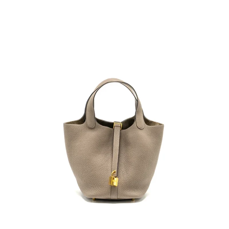 Hermès Picotin 18 Lock Gris - Mirror Quality Replica