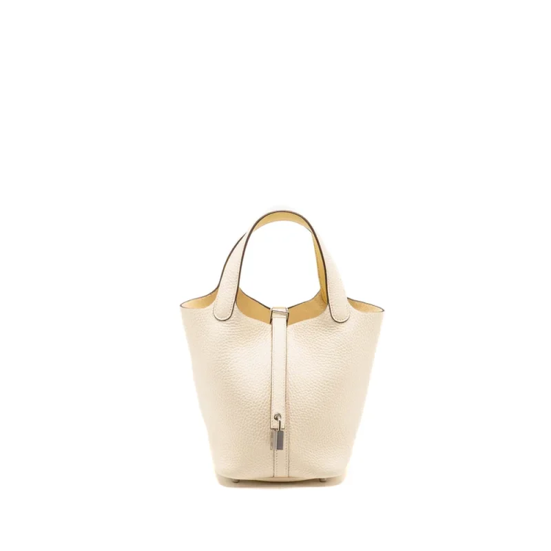 Hermès Picotin 18 Lock Nata/Jaune Poussin Replica | Shop Now