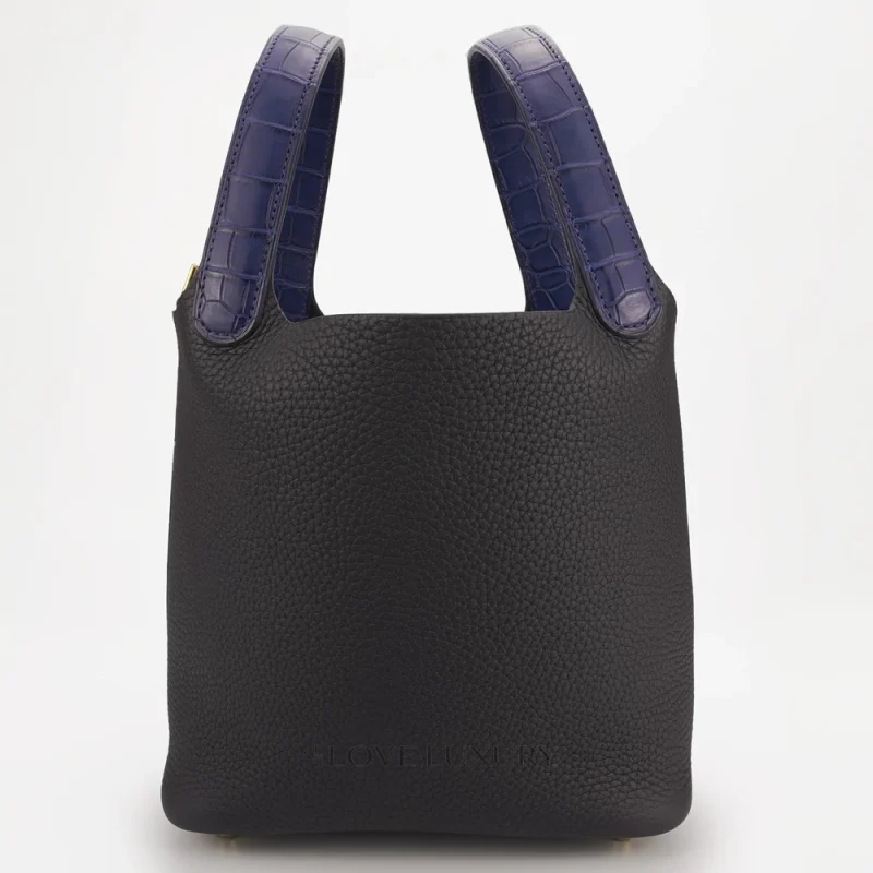 Hermès Picotin 18 Touch/Clemence Caban Blue Saphir Dupes