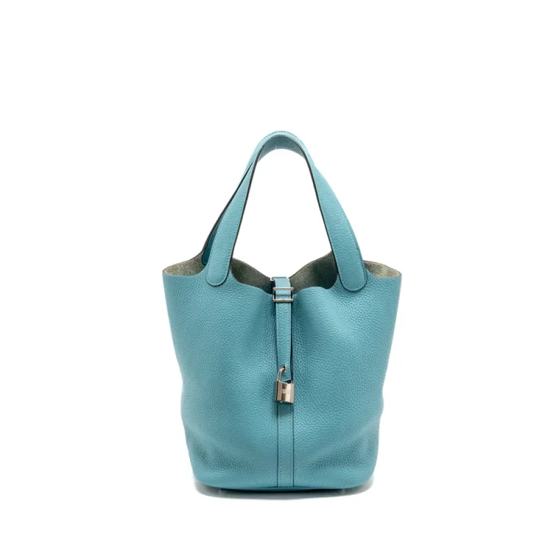 Hermès Picotin 22 Lock Blue Saint Cyr Dupes | Replica Bags