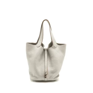 Hermès Picotin 22 Lock Gris Perle Replica | Premium Bags