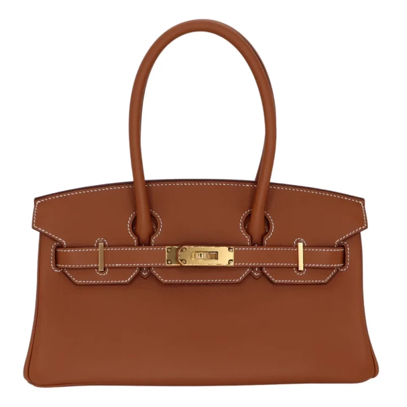 High-End Hermès Inspired - Birkin 29 Shoulder Light Gold