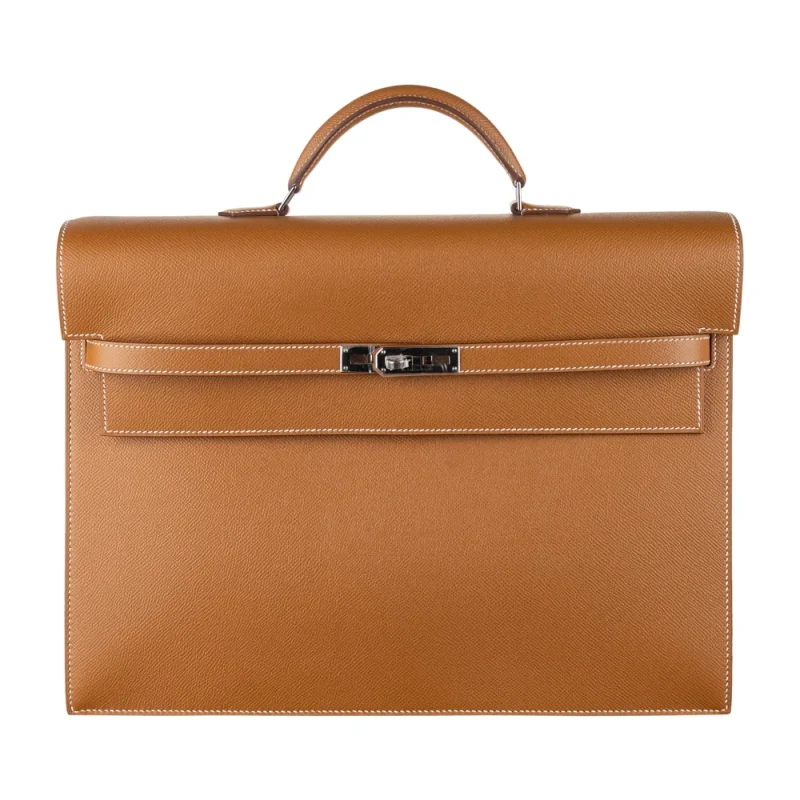 Mirror Quality Hermès Replicas - 38cm Kelly Depeche Gold Epsom