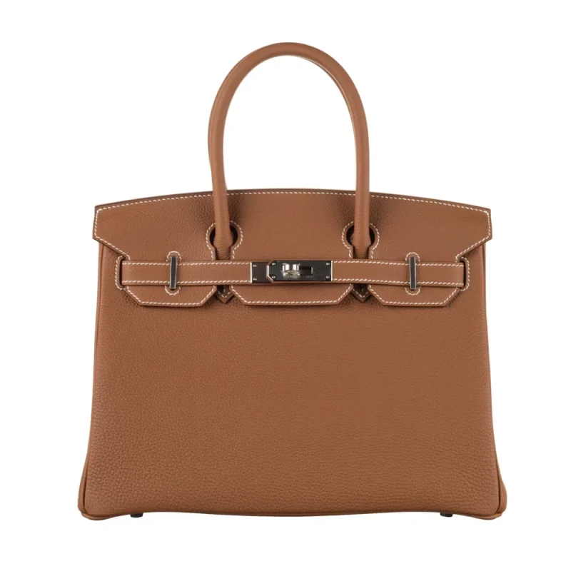 Mirror Quality Hermès Replicas – Birkin 30 Gold Togo Palladium HW - Premium Alternative Bag