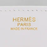 Mirror Quality Hermès Replicas - Birkin 30 White Epsom Gold HW Logo