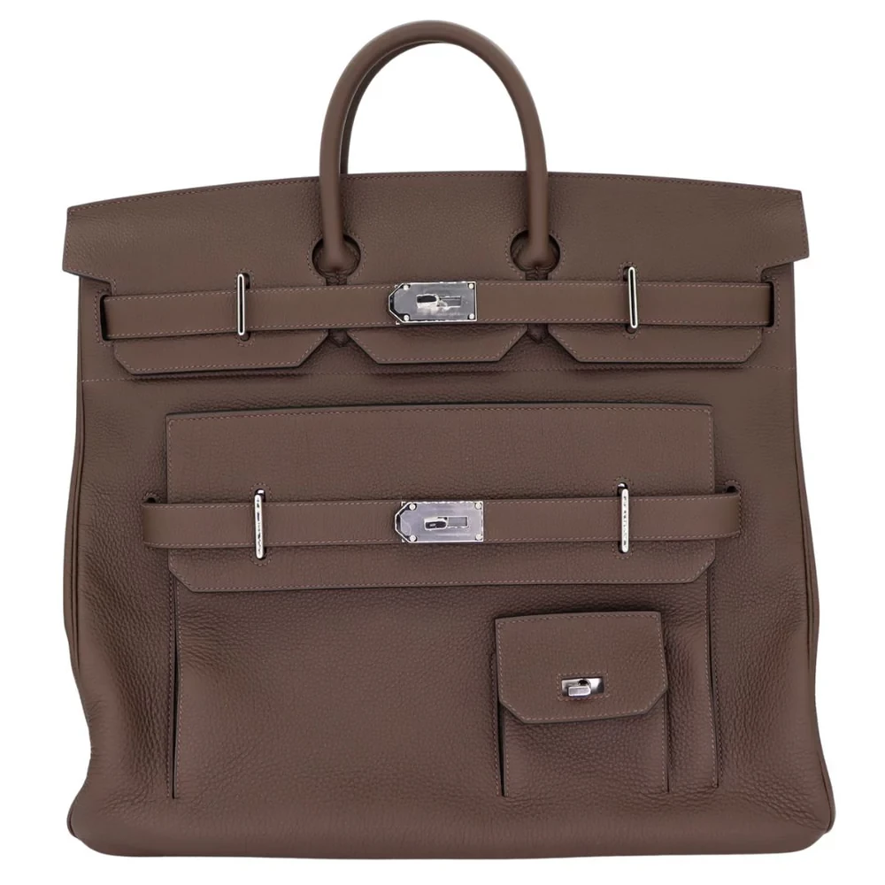Mirror Quality Hermès Replicas | HAC 50 Multipockets Ecorce