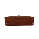 Mirror Quality Hermès Replicas - Kelly II Sellier Mini Gold Matte Alligator Palladium HW Bottom