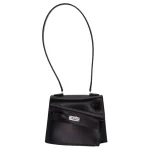 Mirror Quality Hermès Replicas - Kelly en Desordre Black Box Calf Palladium HW Front Mirror Quality Hermès Replicas - Kelly en Desordre Black Box