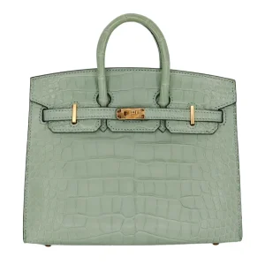 Premium Hermès Replica - Birkin 20 Vert D'eau Matte