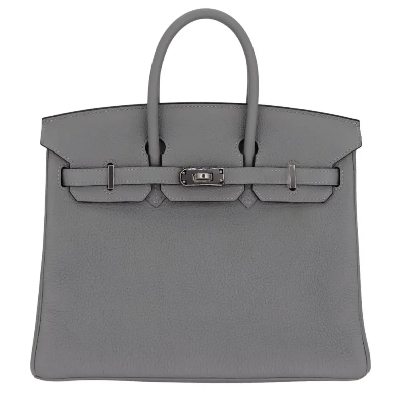 Premium Hermès Replica - Birkin 25 Bleu Lin Togo Palladium HW