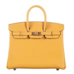 Premium Hermès Replica - Birkin 25 Jaune Ambre Togo Gold HW Front Premium Hermès Replica - Birkin 25 Jaune Ambre Togo Gold HW