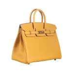 Premium Hermès Replica - Birkin 25 Jaune Ambre Togo Gold HW Side1
