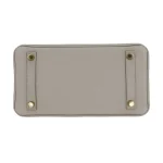 Premium Hermès Replica - Birkin 25 Touch Gris Perle Matte AlligatorTogo Gold HW Bottom