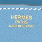 Premium Hermès Replica - Birkin 30 Bleu Jean Epsom Gold HW Logo