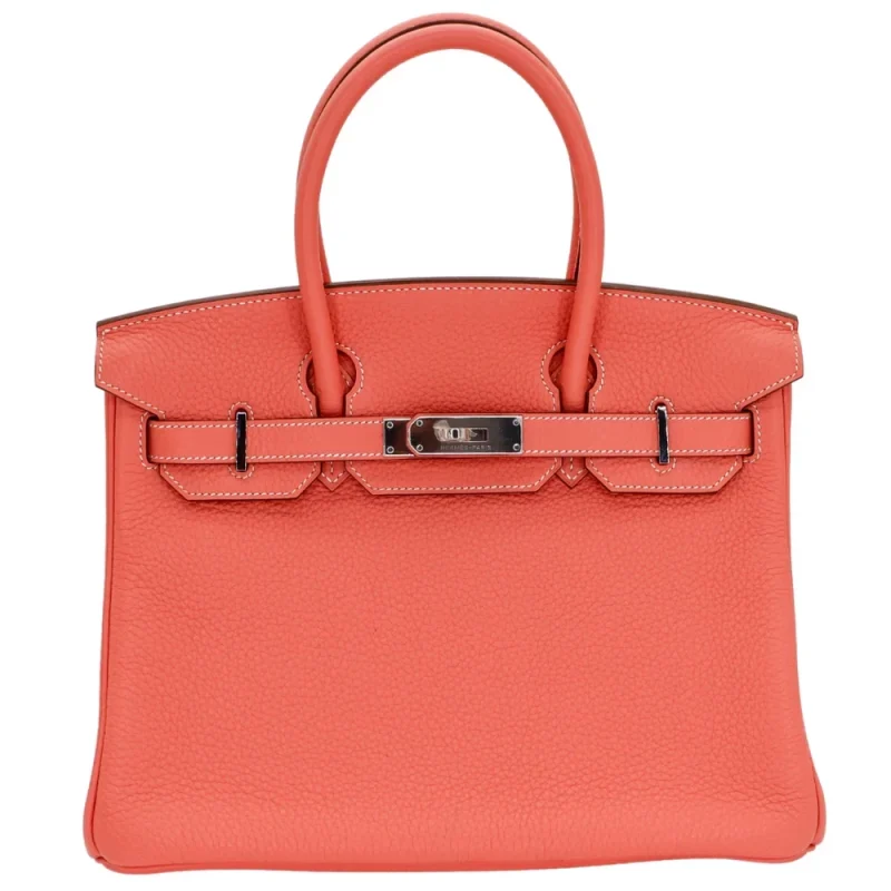 Premium Hermès Replica - Birkin 30 Crevette Clemence Palladium HW