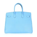 Premium Hermès Replica - Birkin 35 Bleu Paradis Epsom Gold HW Back