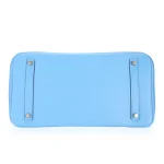 Premium Hermès Replica - Birkin 35 Bleu Paradis Epsom Gold HW Bottom