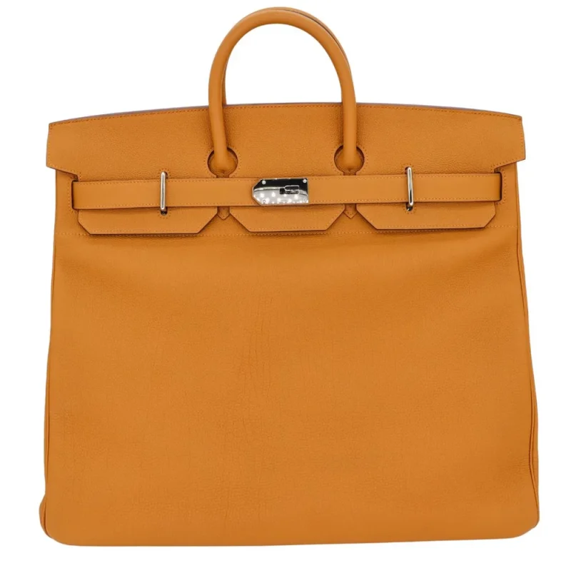 Premium Hermès Replica – HAC 50 Caramel Togo Palladium HW