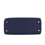 Premium Hermès Replica - Kelly 25 Retourne Bleu Navy Togo Palladium HW Bottom