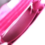 Premium Hermès Replica - Kelly 25 Sellier Rose Pourpre Shiny Niloticus Palladium HW Interior